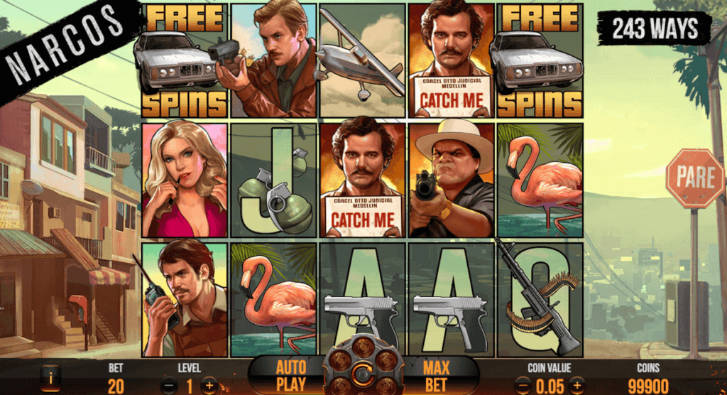 Narcos NetEnt online slot Canada