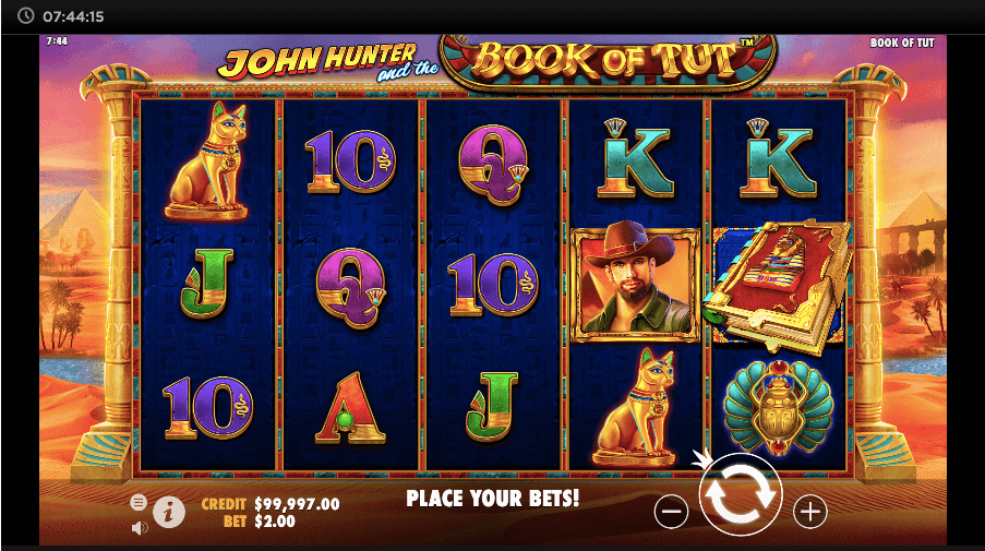 John Hunter and the Book of Tut - CaCasino