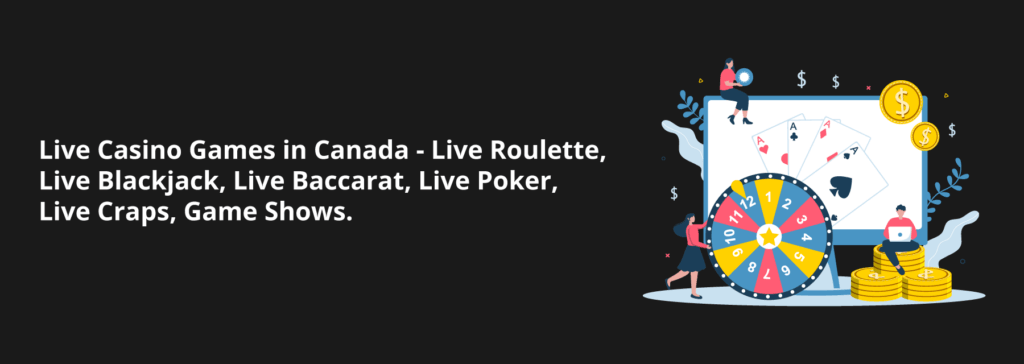 Live casino games in Canada