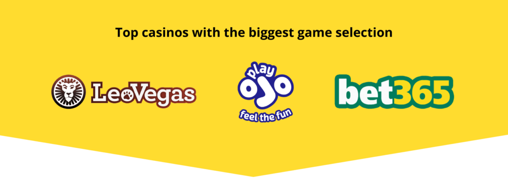 Canada casinos with the best game selection