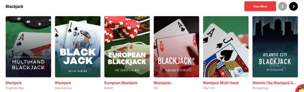 Ultra Casino Blackjack