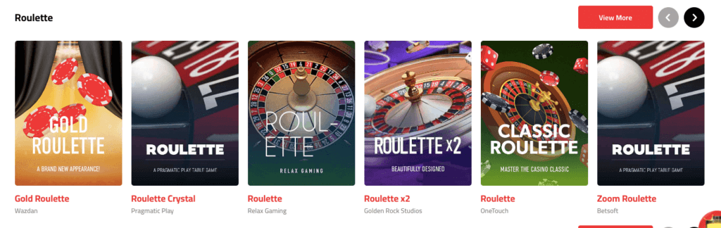 Ultra Roulette games