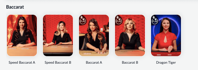 BetVictor Live Baccarat