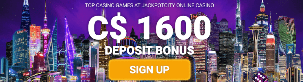 jackpotcity casino canada online welcome bonus package