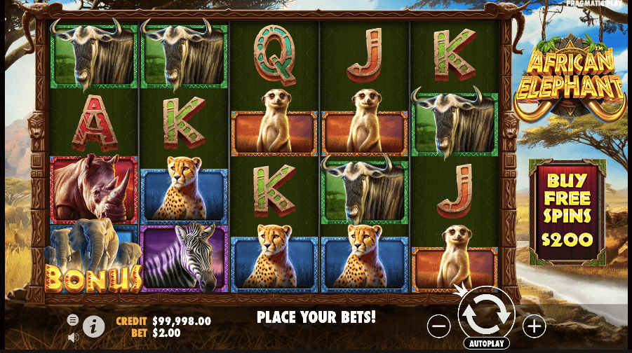 African Elephant Slot- Pragmatic Play