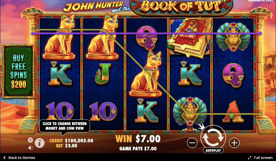 John Hunter and the Book of Tut Slot - Pragmatic Play