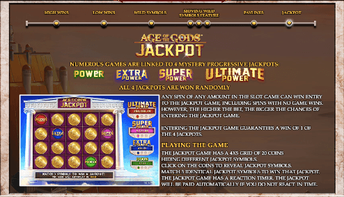 Age of the Gods: God of Storms Progressive Jackpots