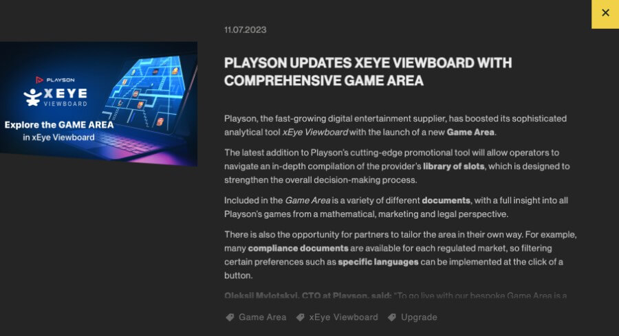 Canada Casino Games Provider - Playson