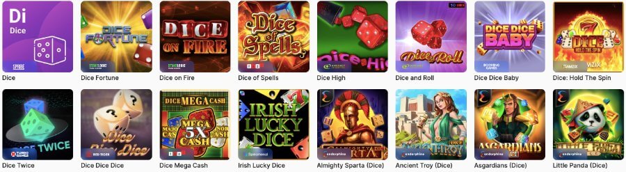 ICE Casino Dice Games