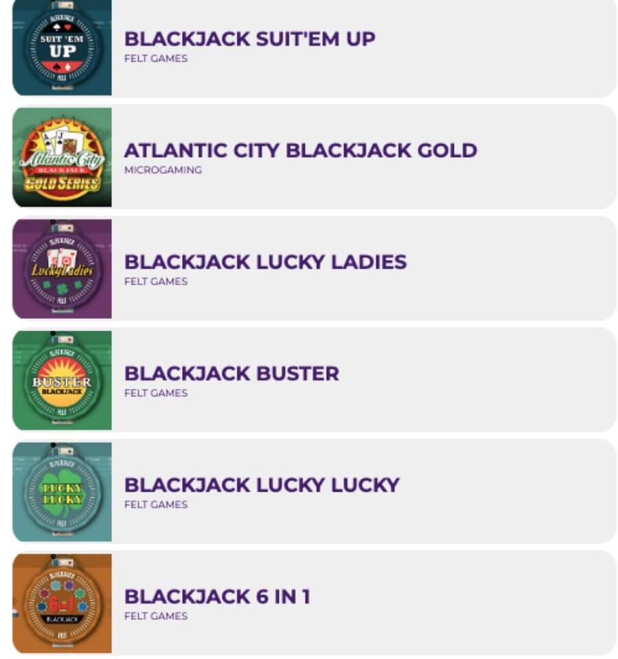 Reload Casino Blackjack